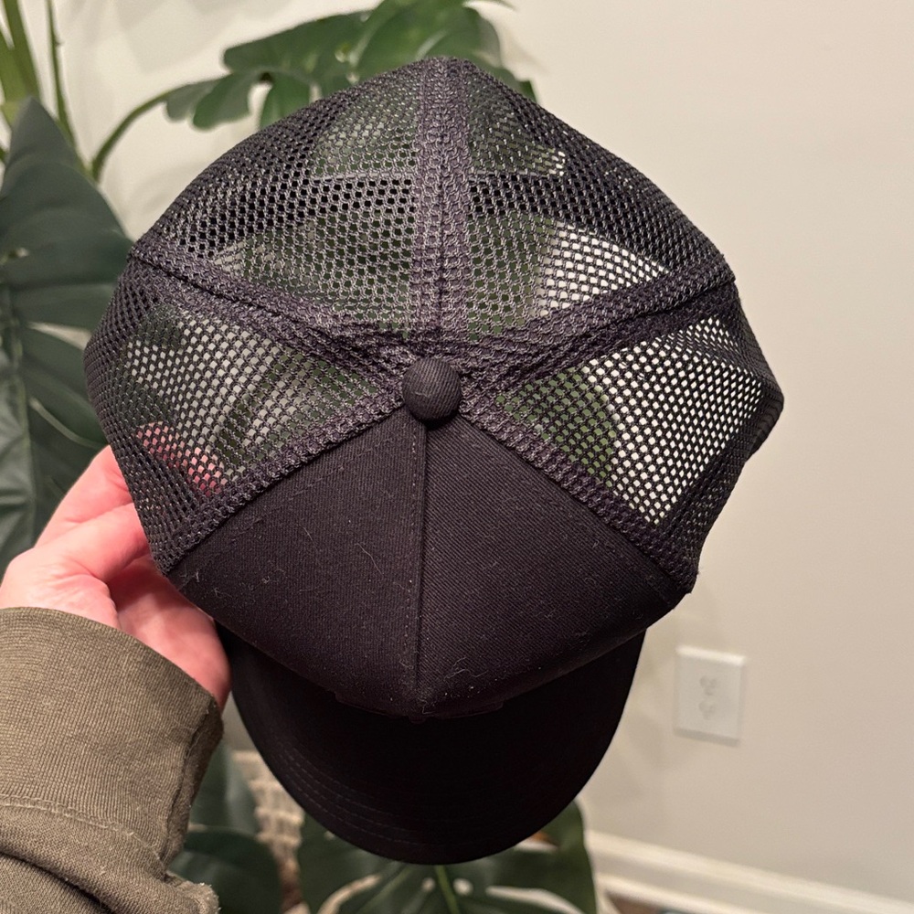 ALO Yoga Black Trucker Hat - Picture 3 of 5